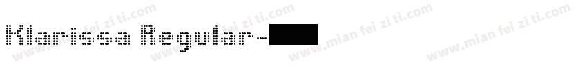 Klarissa Regular字体转换